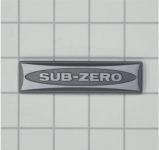 Subzero 7015939  Logo, Stainless 3 1/2"