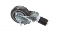 Imperial 1063 STEM CASTER WITH BRAKE FOR AN ICRA OR AN ICV-STAND (4" wheel with a 5" load height) (4