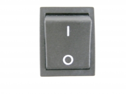 Bluestar 735002 Black Rocker Switch, No Light