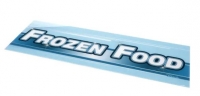 True 205537 S 19T/23 Frozen Food Blue S-Bfzf Sign Panel, Gdm-19T/23