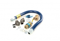 Dormont 16100KIT36 1" dia., 36" Blue Hose, SnapFast, full port valve, 2 elbows, restraining device