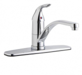 Chicago Faucets 431-ABCP Kitchen Faucet, Manual Sin Lvr