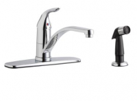 Chicago Faucets 432-ABCP Kitchen Faucet, Manual Sin Lvr