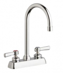 Chicago Faucets W4D-GN2AE35-369AB Workboard Faucet, 4''
