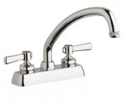 Chicago Faucets W4D-L9E1-369AB Workboard Faucet, 4''