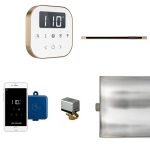 Mr. Steam Abtlrlwhbb Airbutler Linear Steam Generator Control Kit / Package In White Brushed Bronze