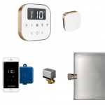 Mr. Steam Abutler1W-Bb Airbutler Steam Generator Control Kit / Package In White Brushed Bronze
