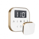Mr. Steam Airtwh-Bb Airtempo Steam Shower Control In White With Brushed Bronze
