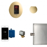 Mr. Steam Msbutler1Rd-Pb Butler Steam Generator Control Kit / Package In Round Polished Brass