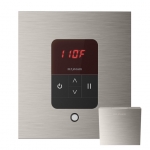 Mr. Steam Msitemposq-Bn Itempo Square Steam Shower Control In Brushed Nickel